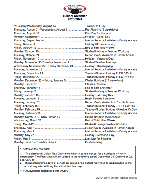 Uf 2024 School Schedule Pet Lebbie